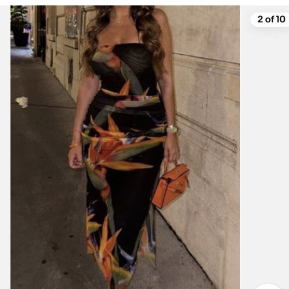 NWT Printed Tulle Paradise perfect for fall season Skirt S - Picture 4 of 12